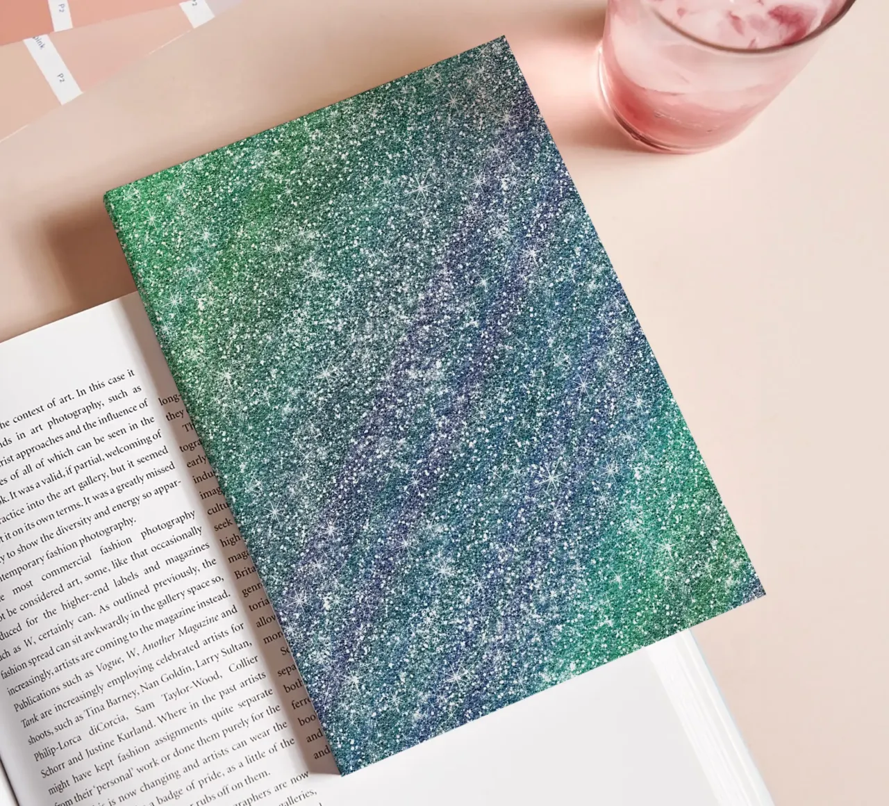 Rainbow Glitter notebook by Happy Littles