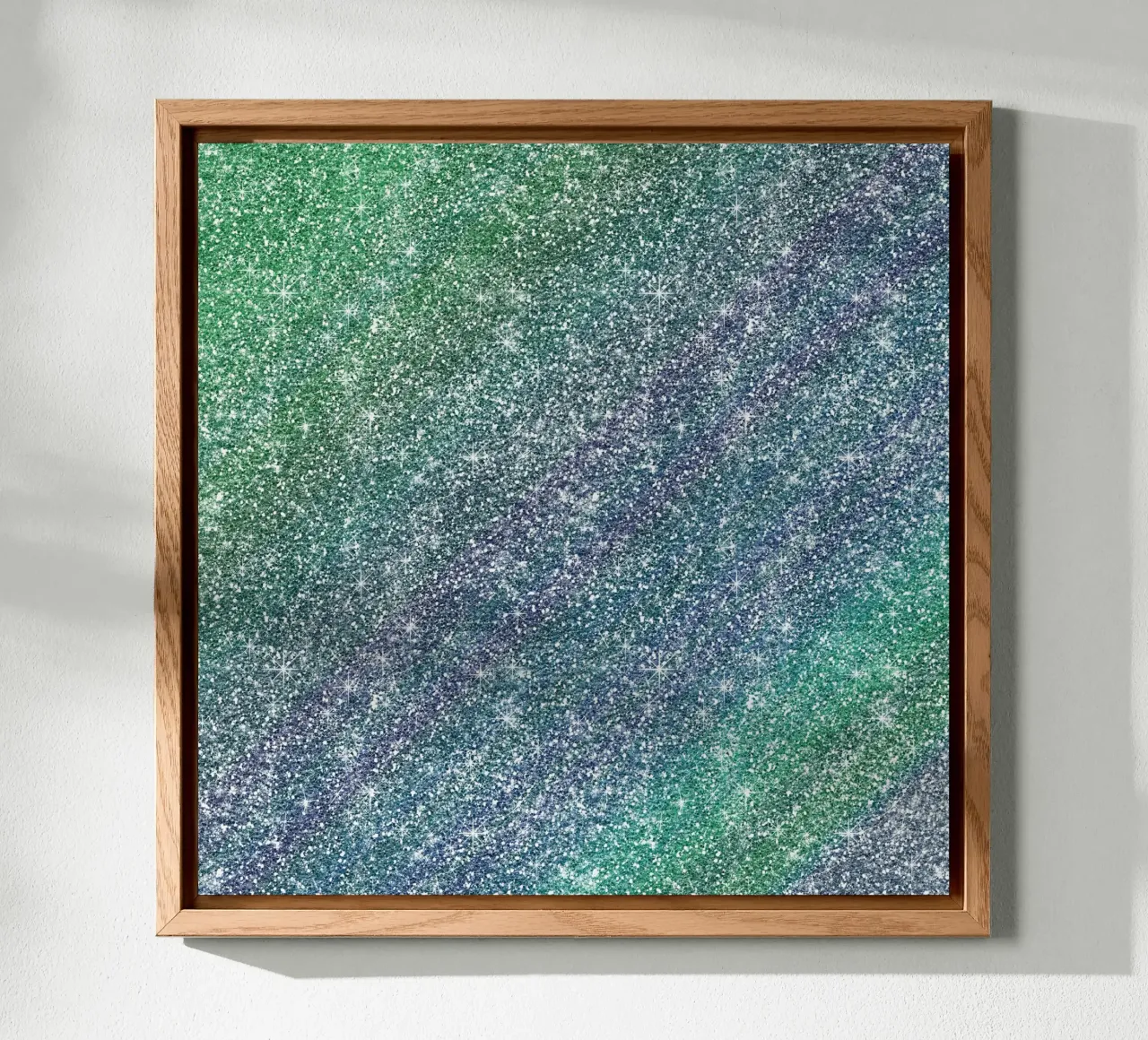 Glitter arcobaleno alluminio dibond da Happy Littles