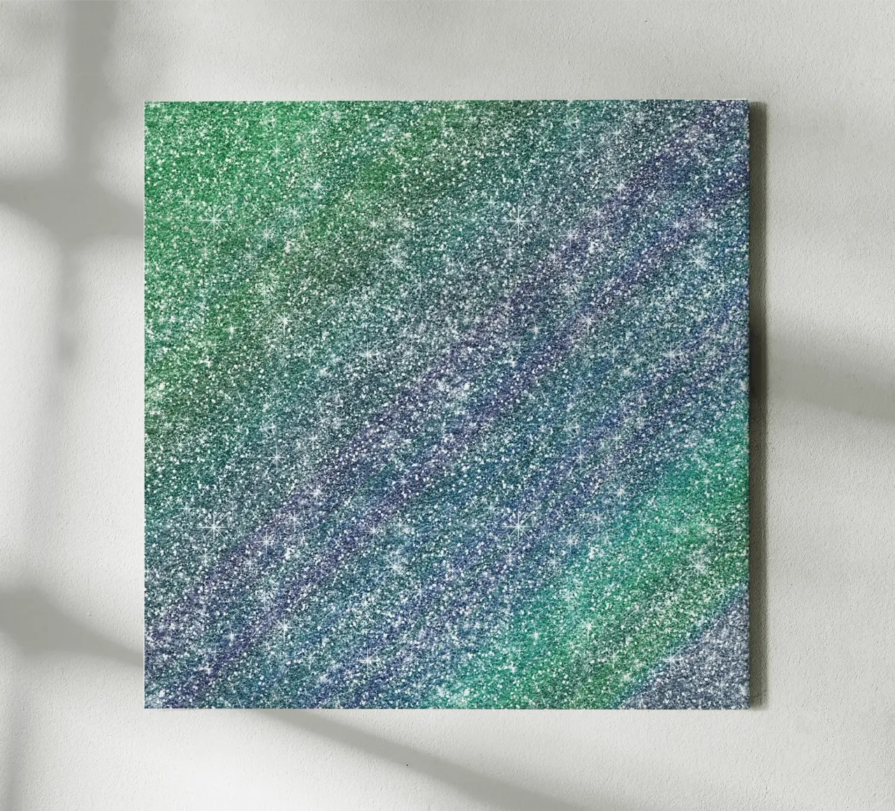 Glitter arcobaleno tela con Cornice a cassetta da Happy Littles