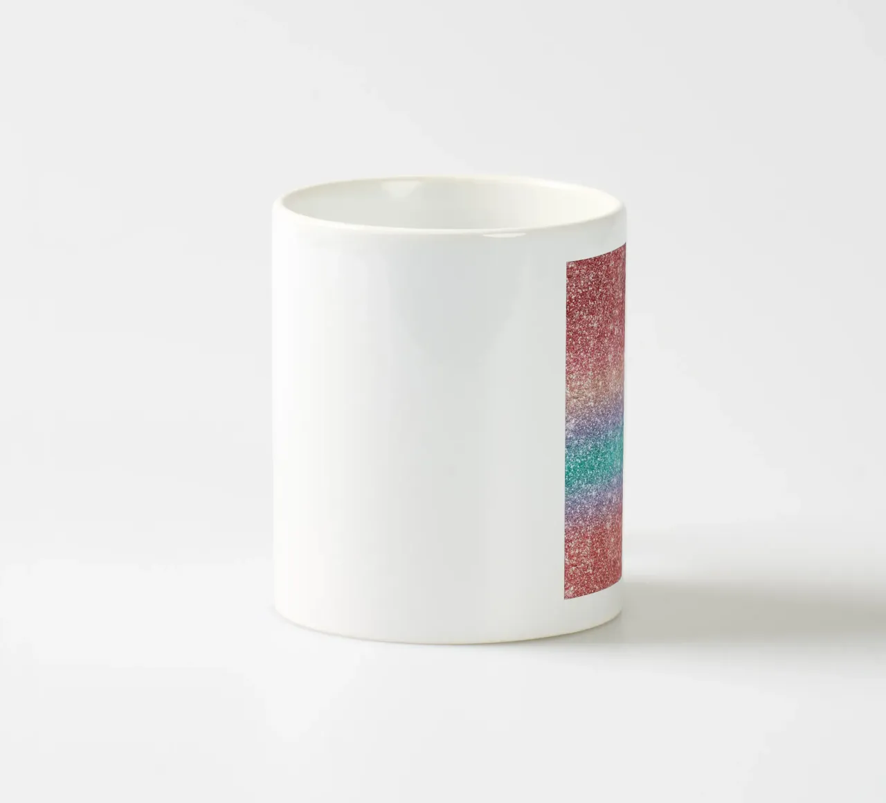 Glitter arcobaleno tazza in ceramica da Happy Littles
