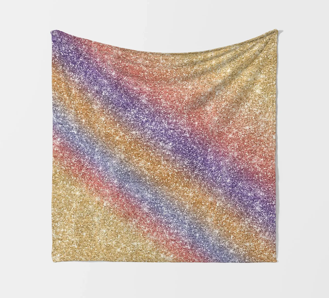 Glitter arcobaleno coperta in pile da Happy Littles