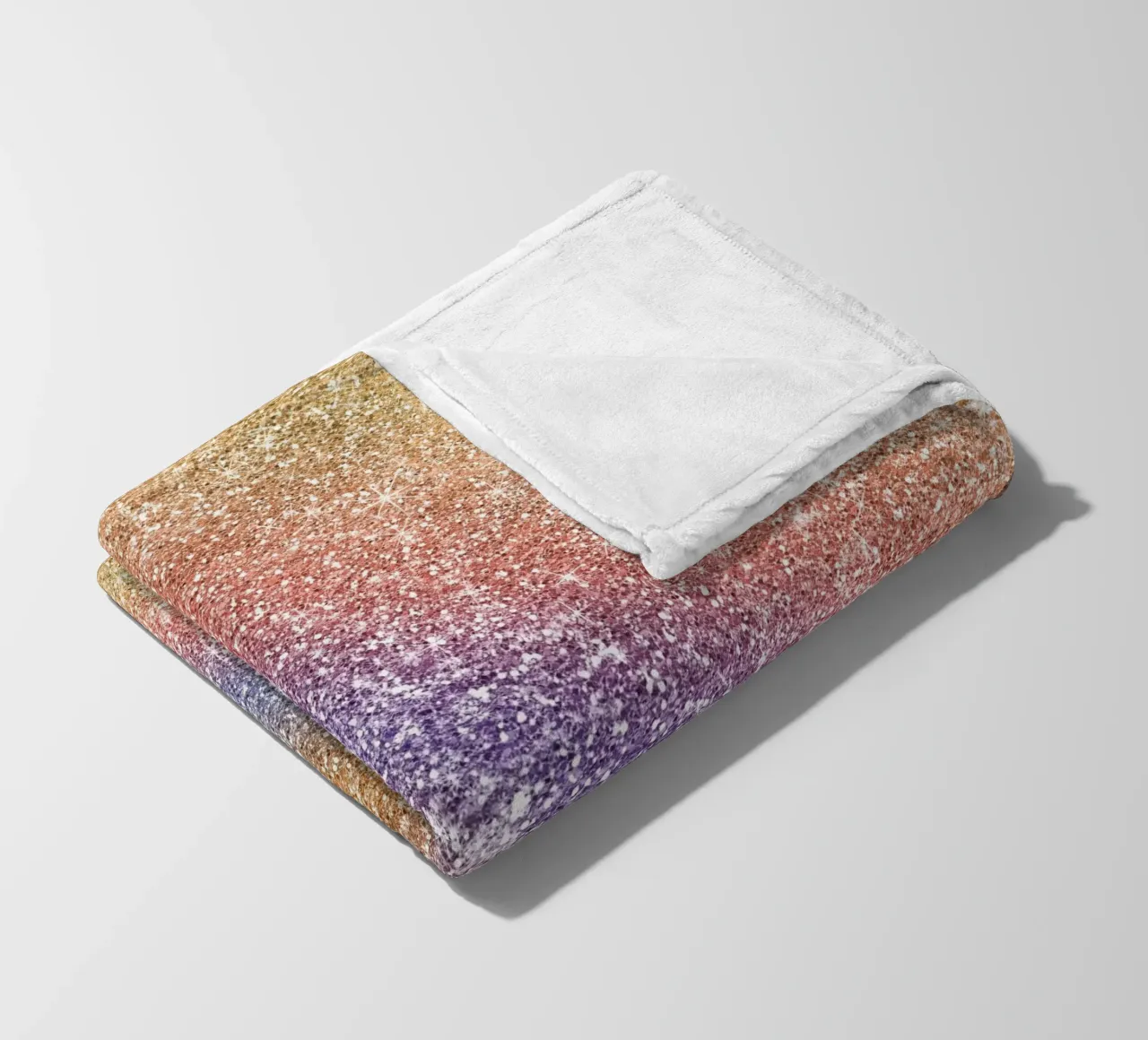 Glitter arcobaleno coperta in pile da Happy Littles