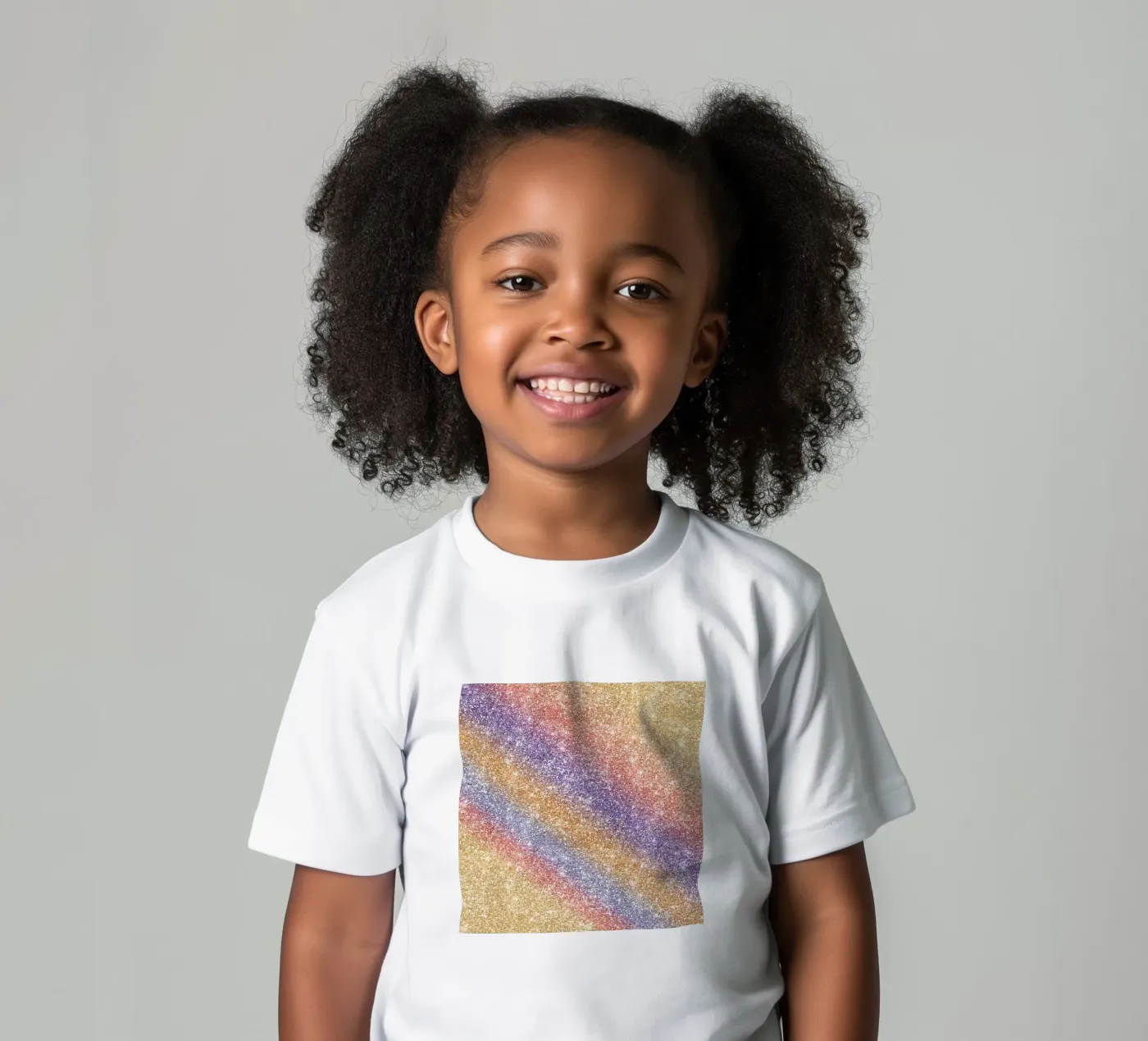 Glitter arcobaleno t-shirt bambini da Happy Littles