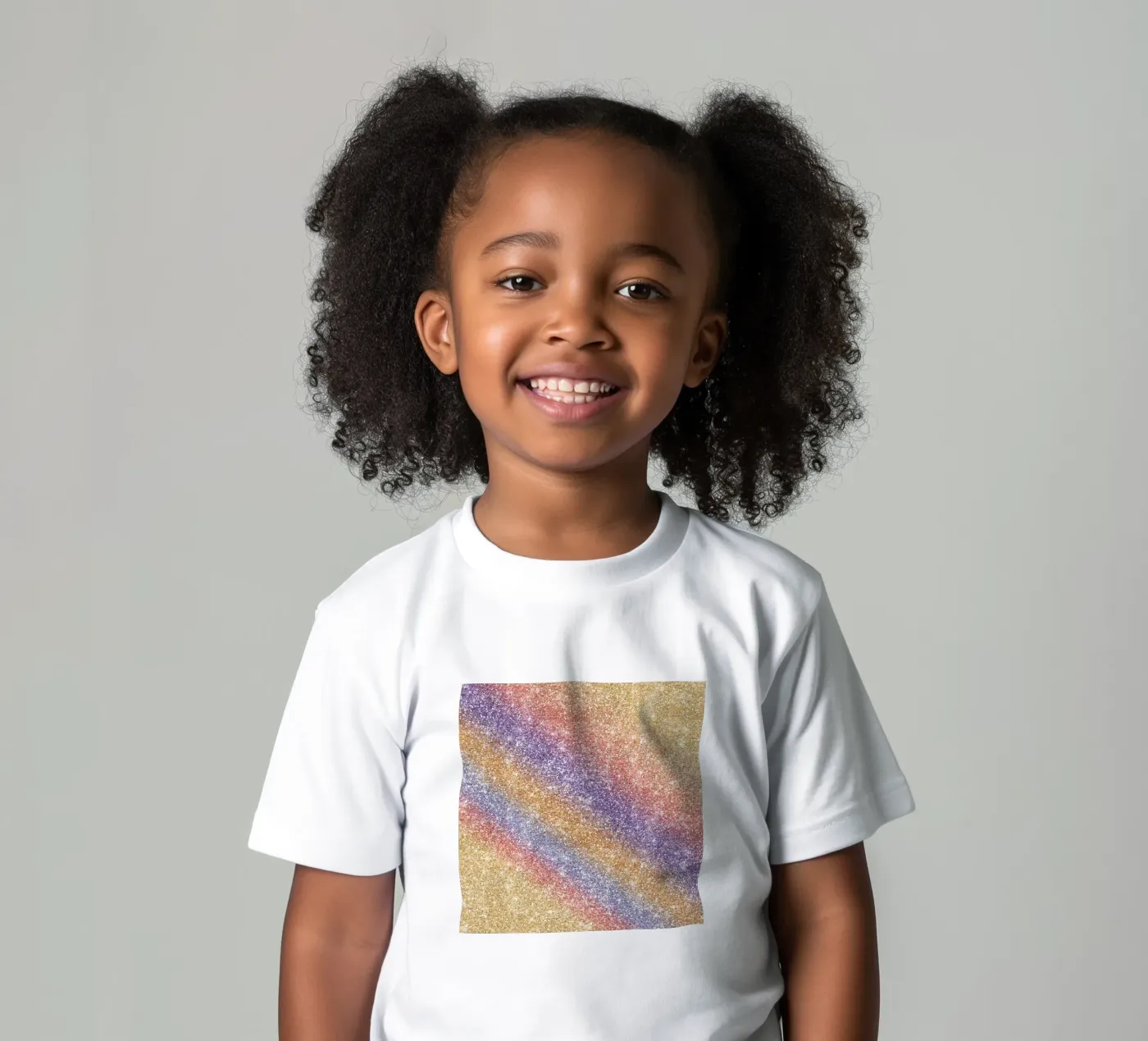 Glitter arcobaleno t-shirt bambini da Happy Littles
