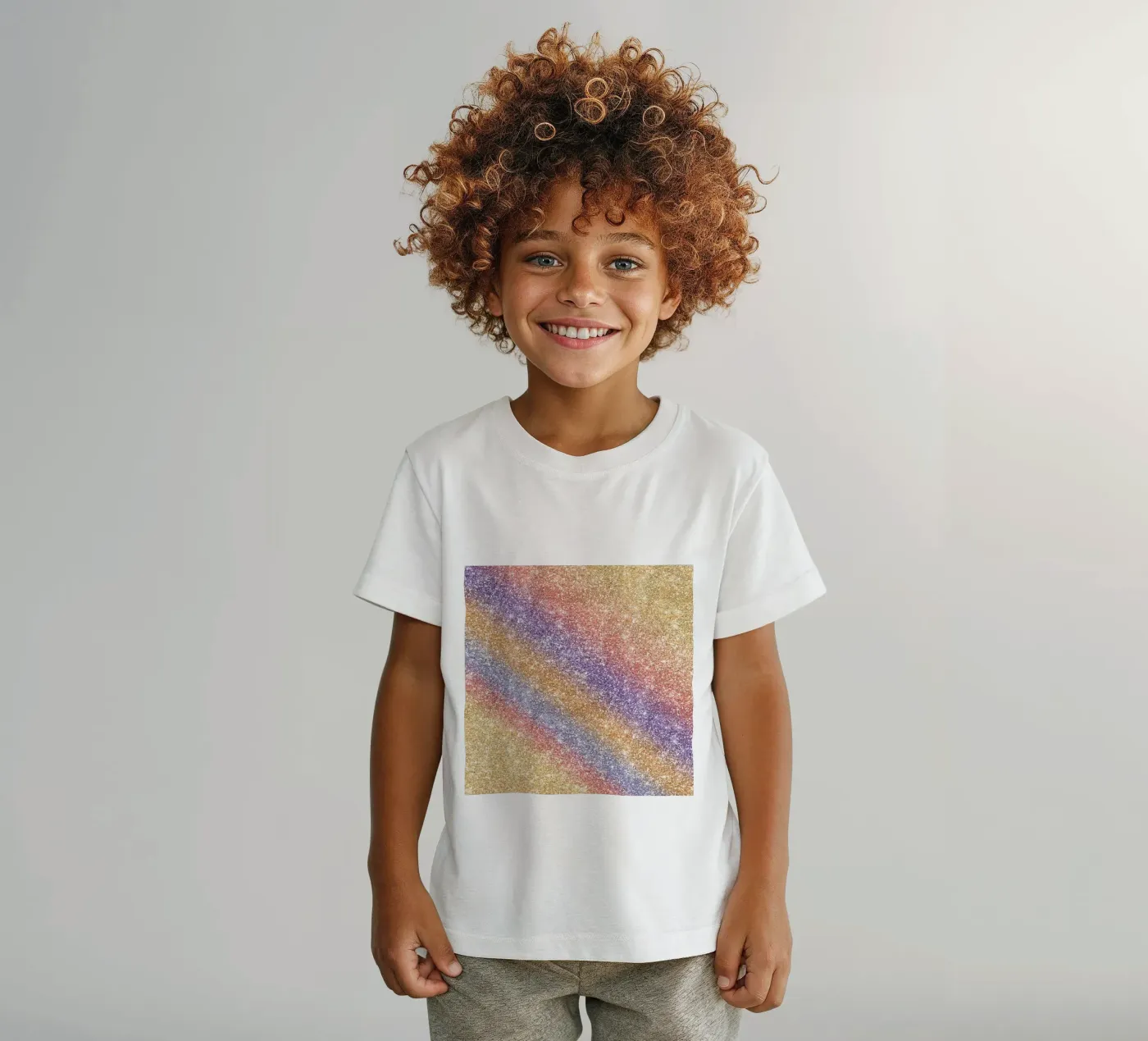 Glitter arcobaleno t-shirt bambini da Happy Littles