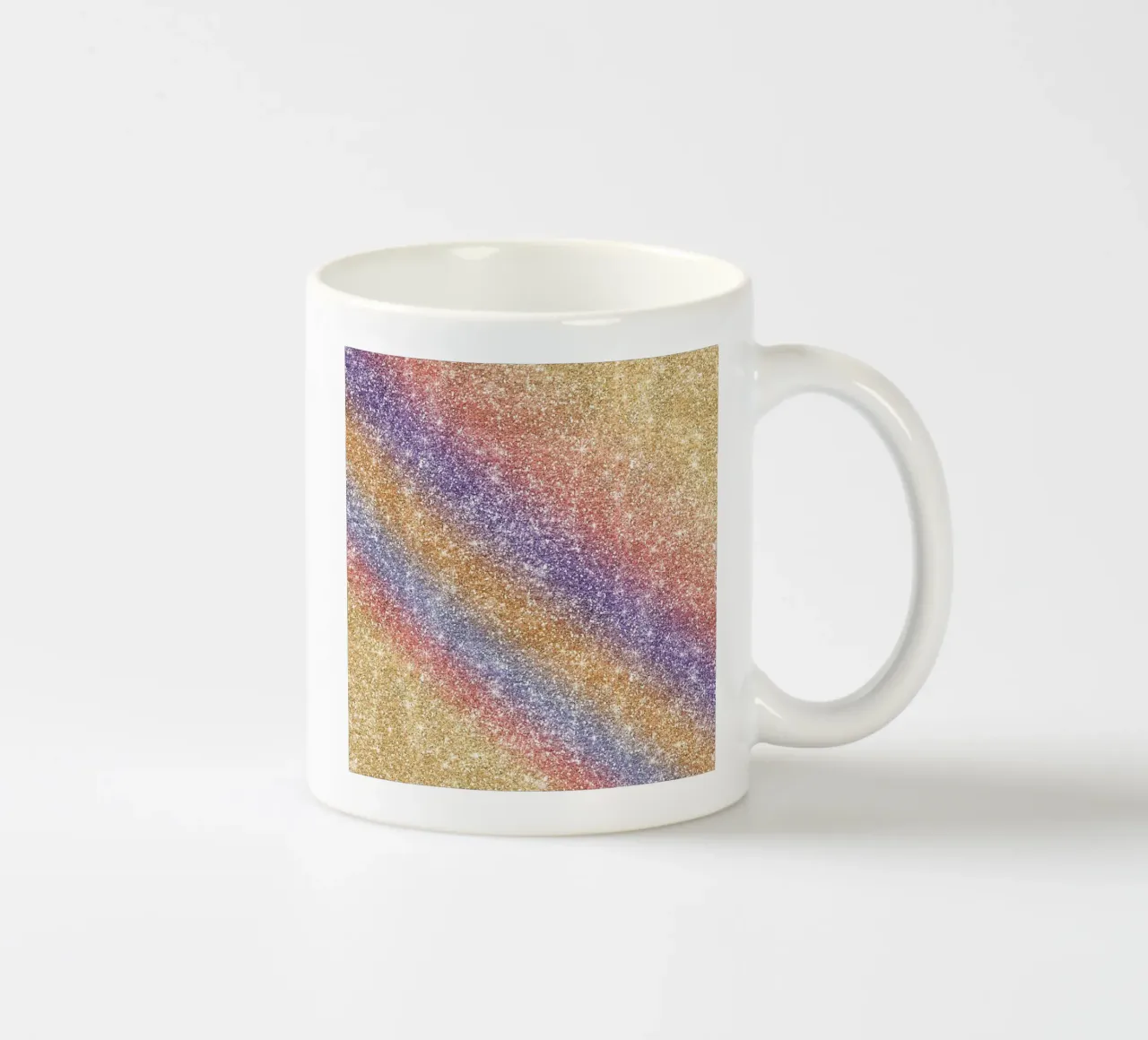 Glitter arcobaleno tazza in ceramica da Happy Littles