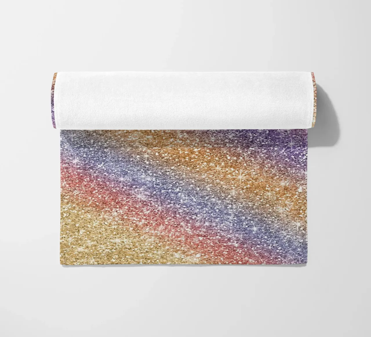 Glitter arcobaleno telo mare da Happy Littles