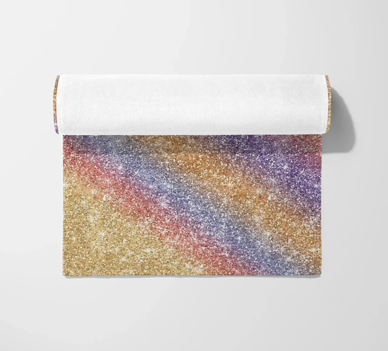 Glitter arcobaleno telo mare da Happy Littles