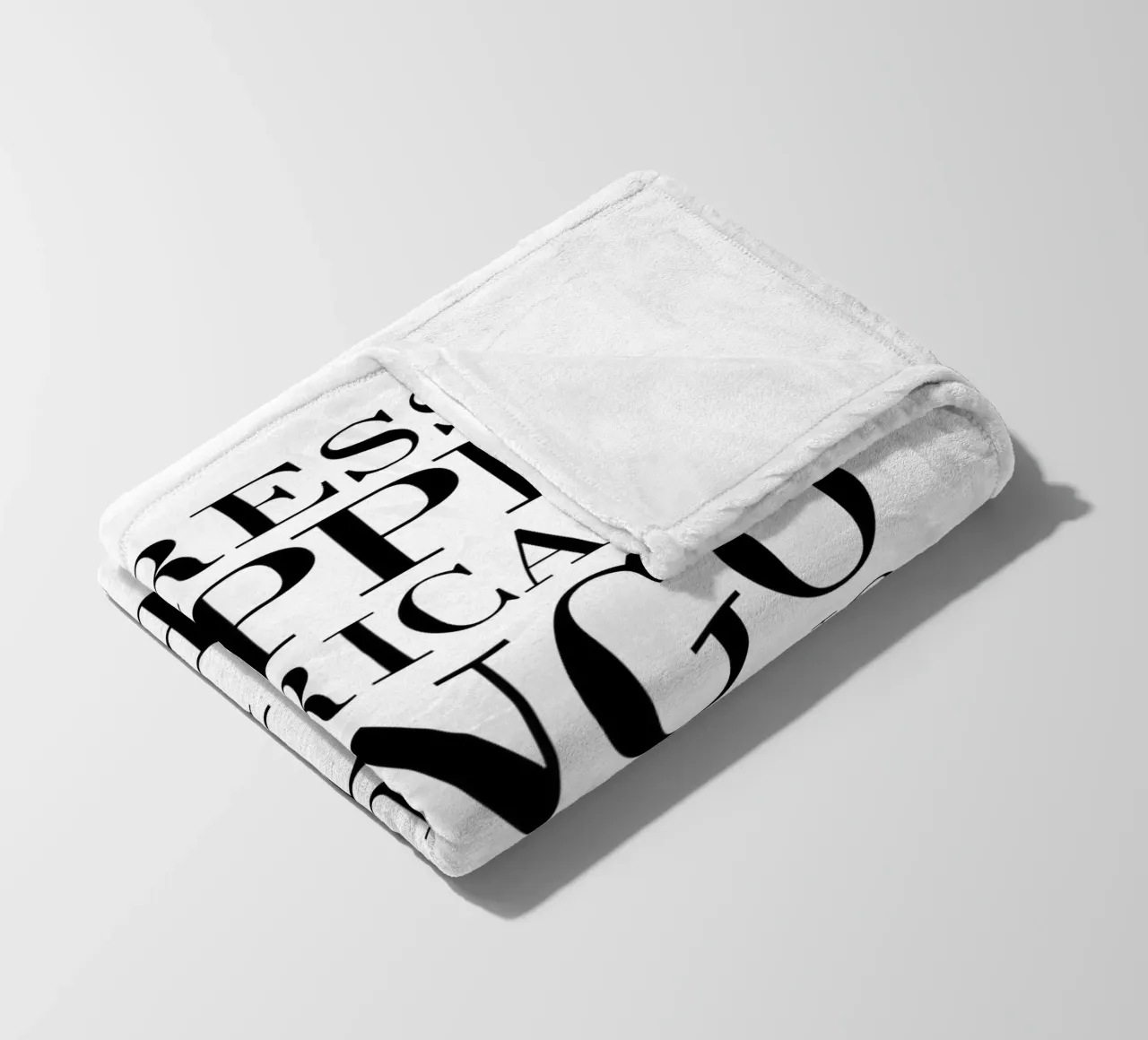 Espresso Coffee Types coperta in pile da Typo Designs