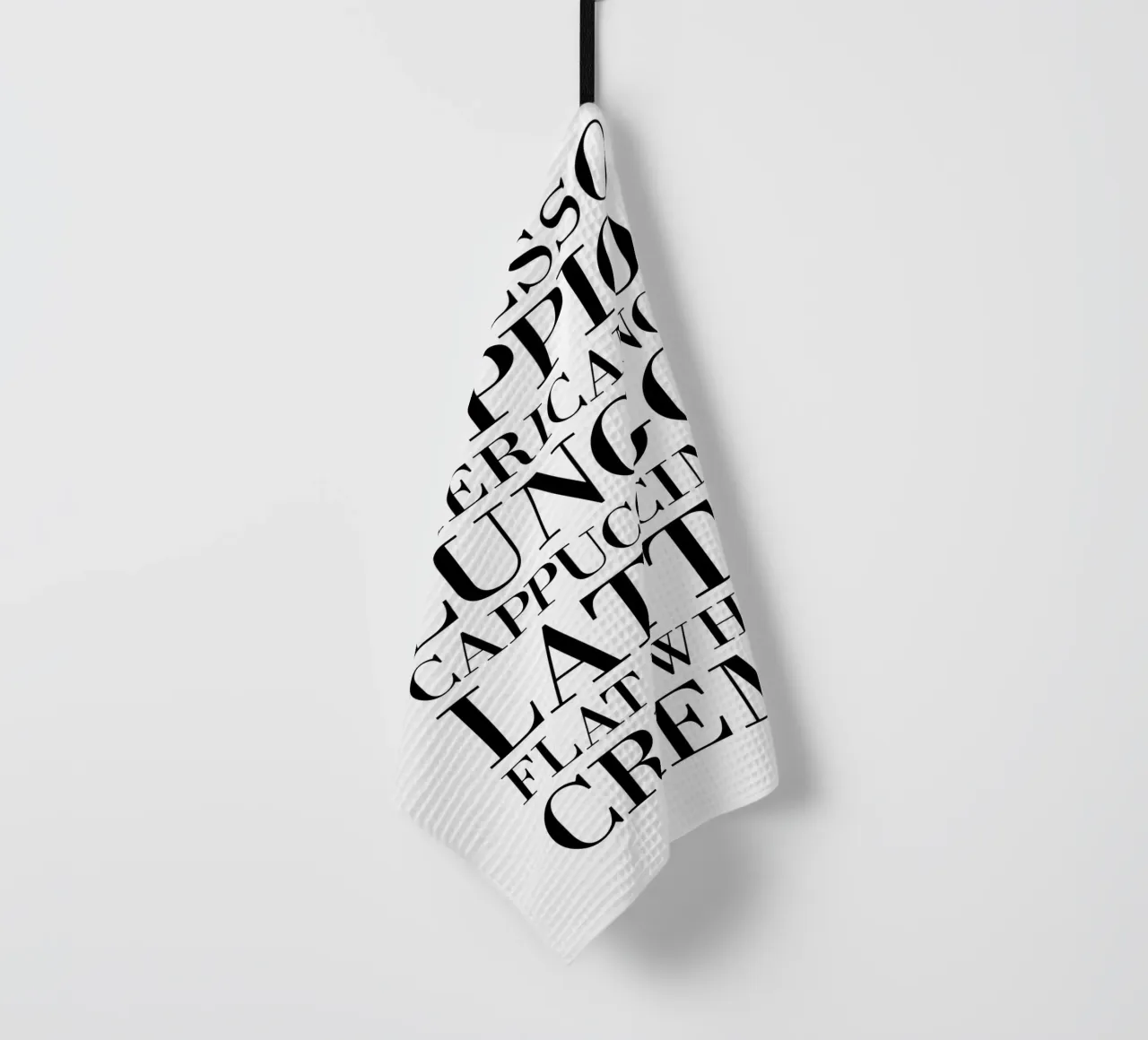 Espresso Coffee Types canovaccio da cucina da Typo Designs