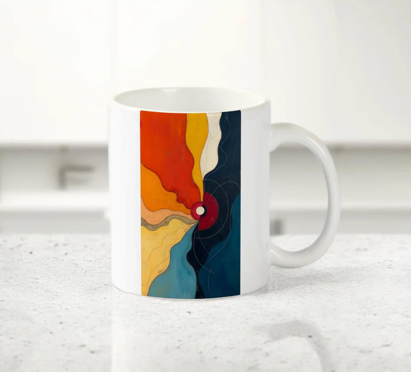Time window ceramic mug by CASTILO