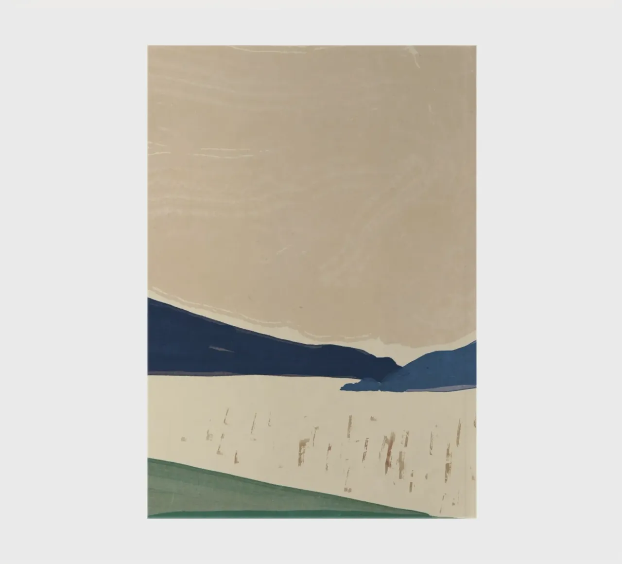 Japanese style large landscape notebook by Little Dean