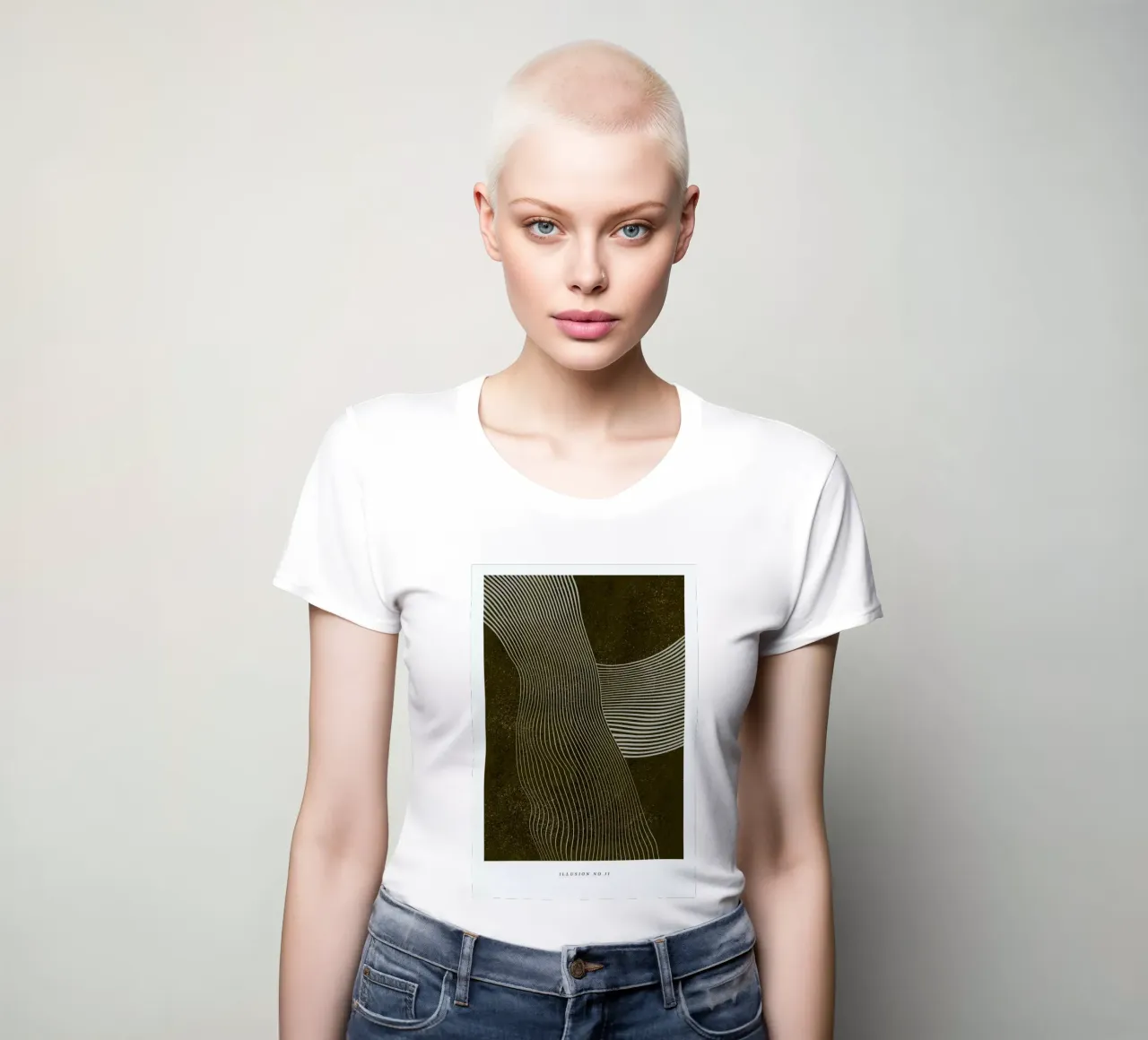 Illusion II women's fitted t-shirt by Graphite