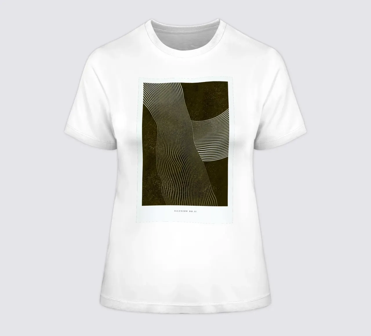 Illusion II women's fitted t-shirt by Graphite