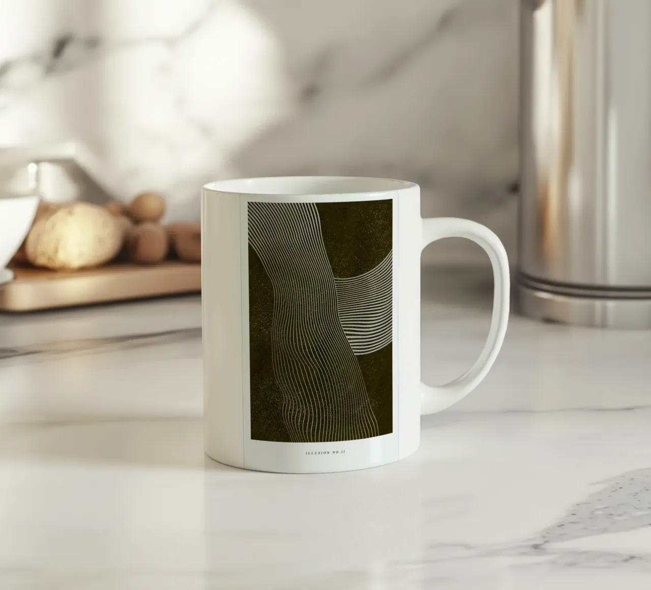 Illusion II tazza in ceramica da Graphite