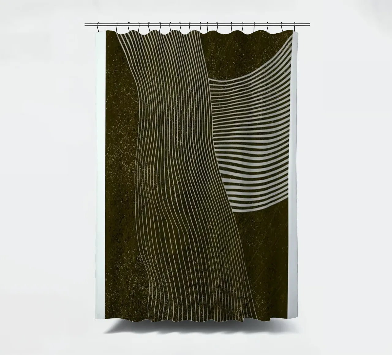 Illusion II shower curtain by Graphite