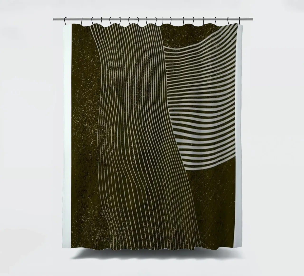 Illusion II shower curtain by Graphite