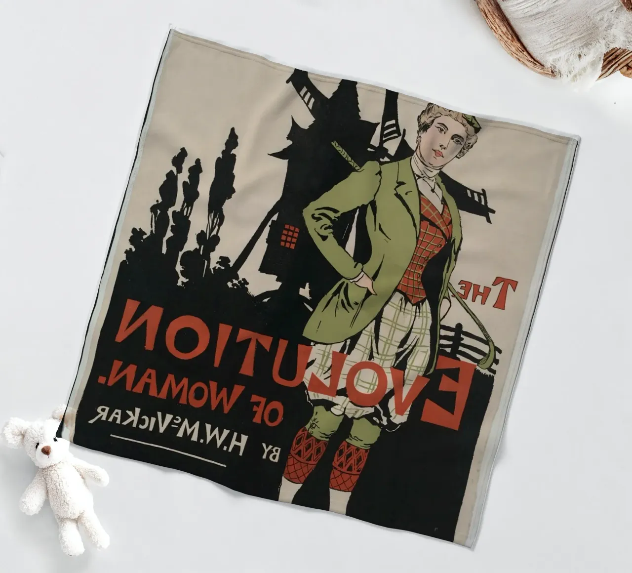 L'"Evoluzione della donna" di H.W. McVickar: Satira sociale d'epoca coperta in pile da NorwesClub