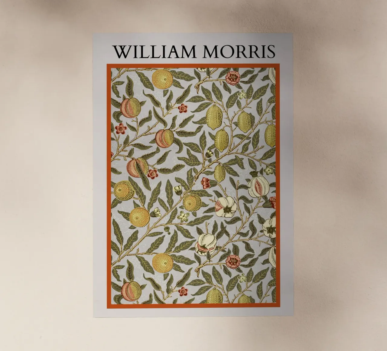 William Morris "Melograno": Arti e Mestieri Botanici, Timel pellicola backlit da NorwesClub