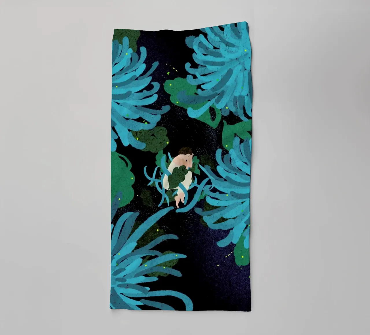 Sleeping On Chrysanthemums asciugamano da bagno da Duong Tu Tran