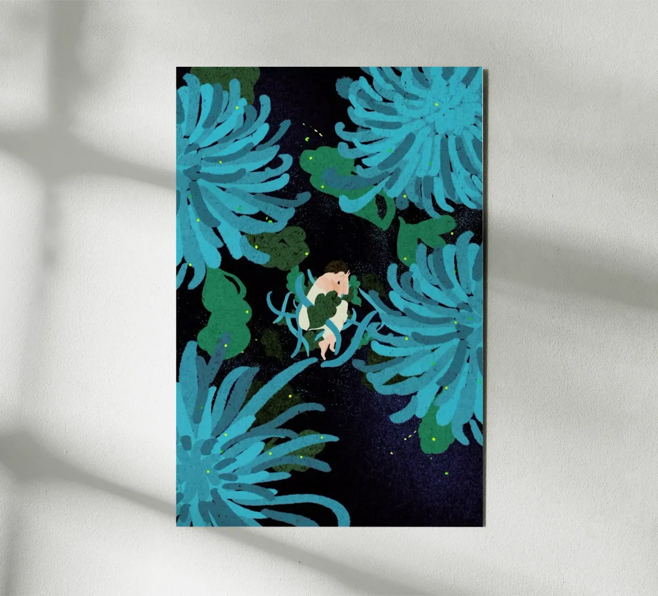 Sleeping On Chrysanthemums alu-dibond by Duong Tu Tran