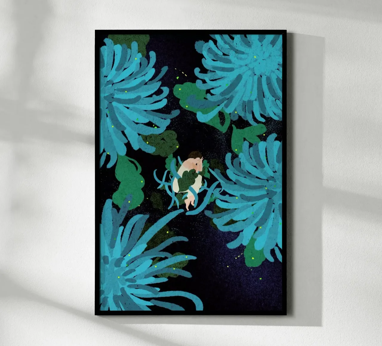 Sleeping On Chrysanthemums carta hahnemühle da Duong Tu Tran