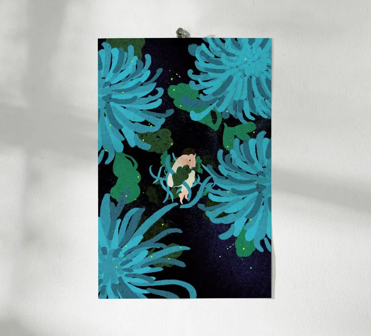 Sleeping On Chrysanthemums carta hahnemühle da Duong Tu Tran