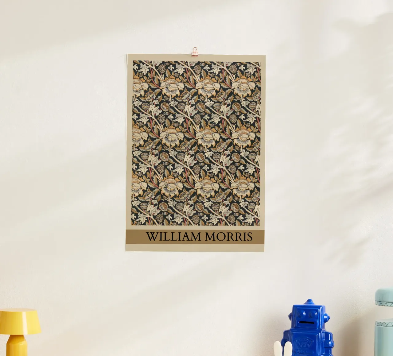 William Morris "Wey" Art Nouveau Floral Pattern Poster Print poster de NorwesClub