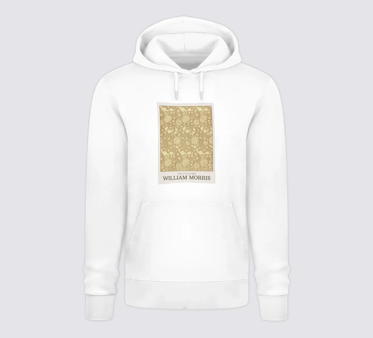 William Morris "Wild Tulip" Art Nouveau Pattern Poster Print sudadera con capucha de NorwesClub
