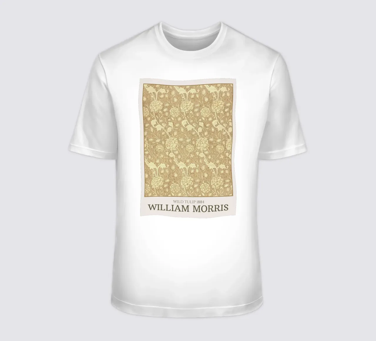 William Morris "Wild Tulip" Art Nouveau Pattern Poster Print camiseta de NorwesClub