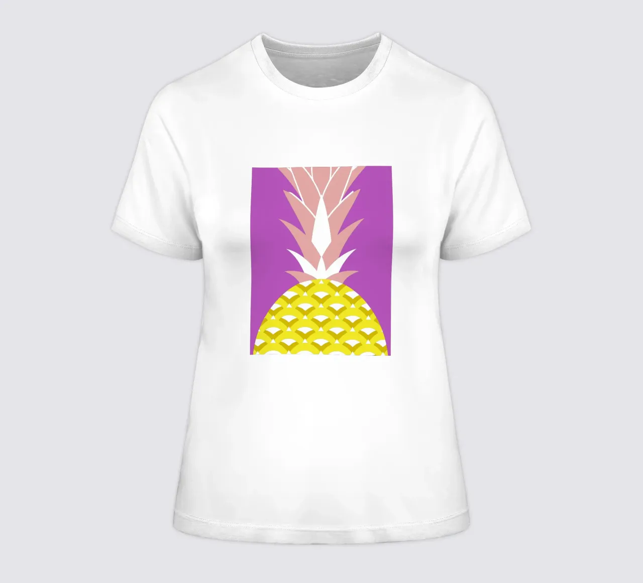 Pineapple women's fitted t-shirt by LOOK DIFFERENT