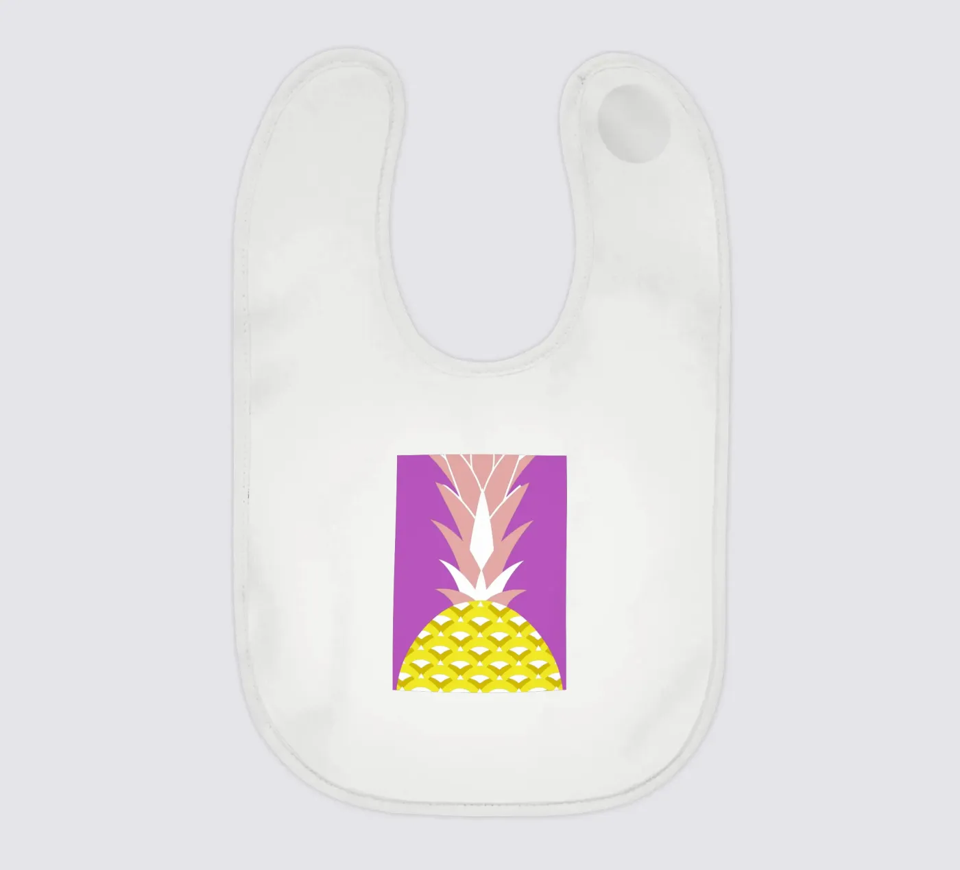 Pineapple baby bib by LOOK DIFFERENT