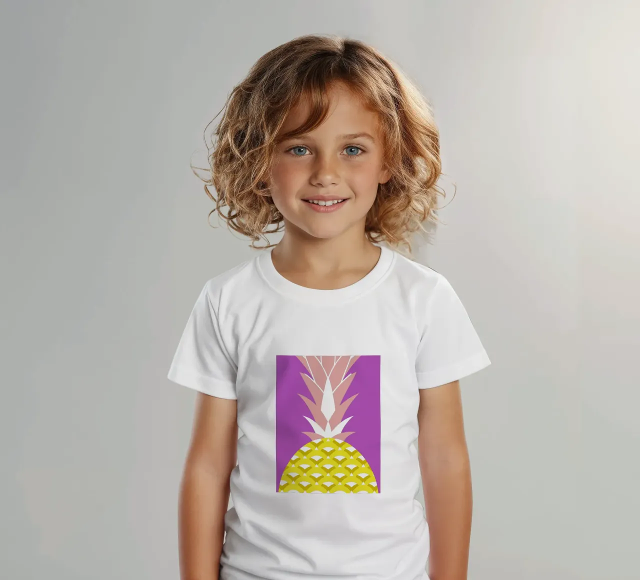 Ananas t-shirt bambini da LOOK DIFFERENT