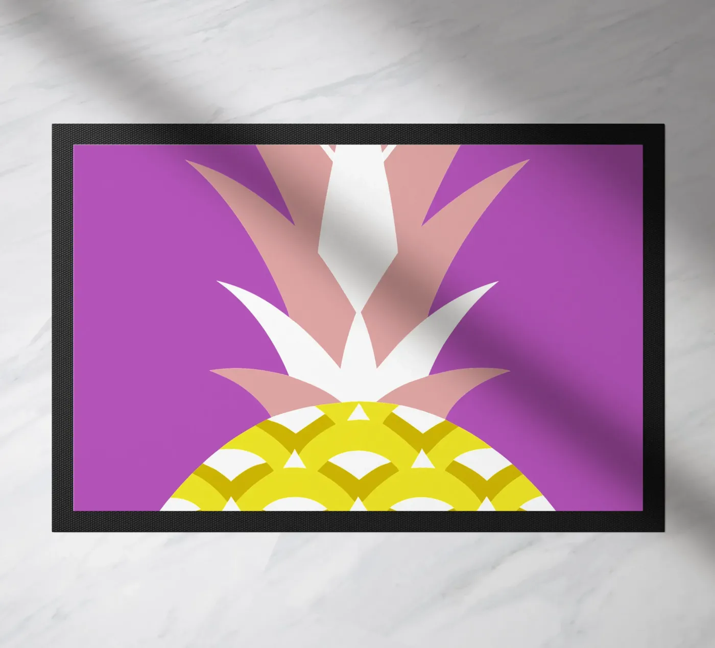 Pineapple doormat by LOOK DIFFERENT