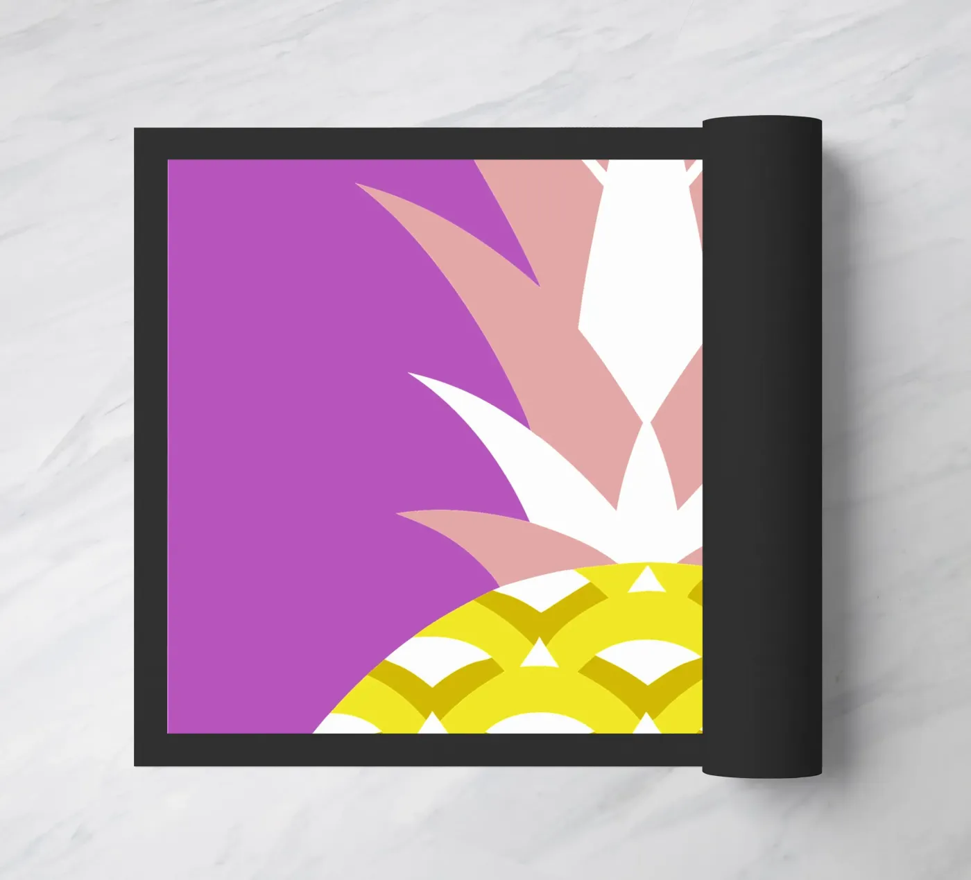 Pineapple doormat by LOOK DIFFERENT