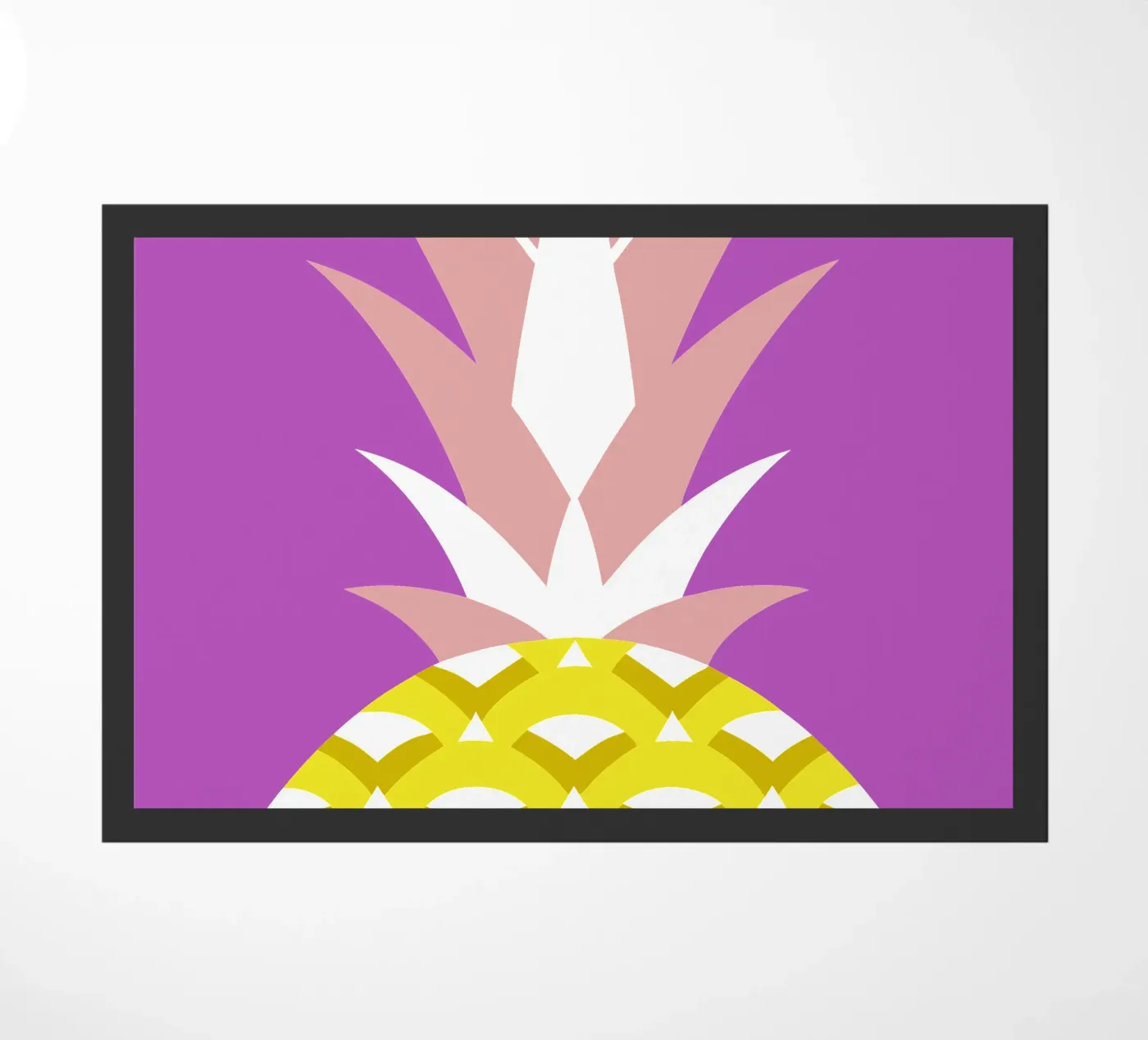 Pineapple doormat by LOOK DIFFERENT