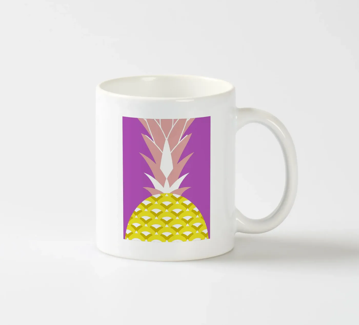 Pineapple ceramic mug by LOOK DIFFERENT