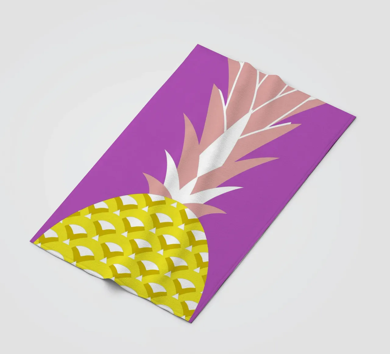 Pineapple fleece blanket by LOOK DIFFERENT