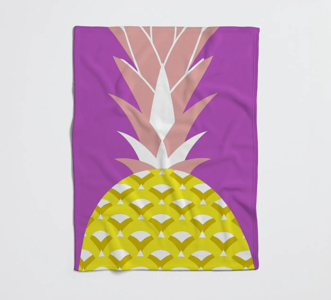 Pineapple Fleecedecke von LOOK DIFFERENT