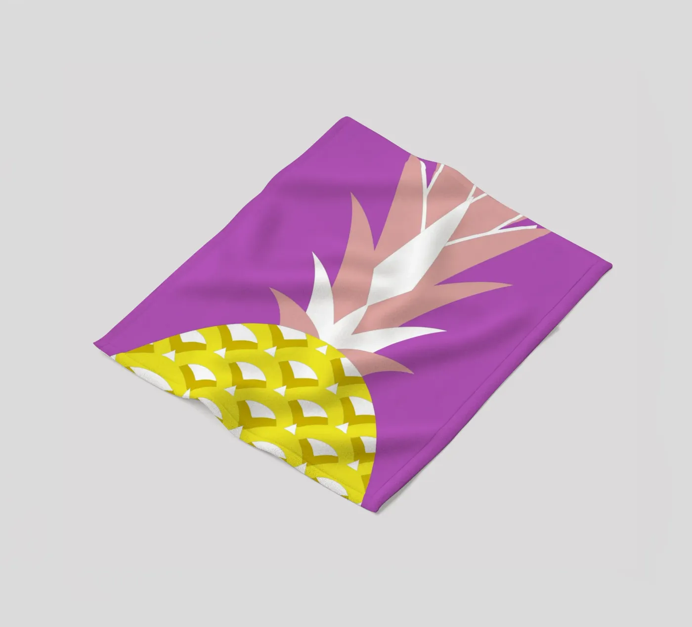 Pineapple Fleecedecke von LOOK DIFFERENT
