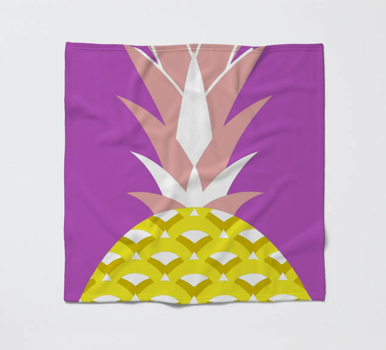 Pineapple fleece blanket by LOOK DIFFERENT
