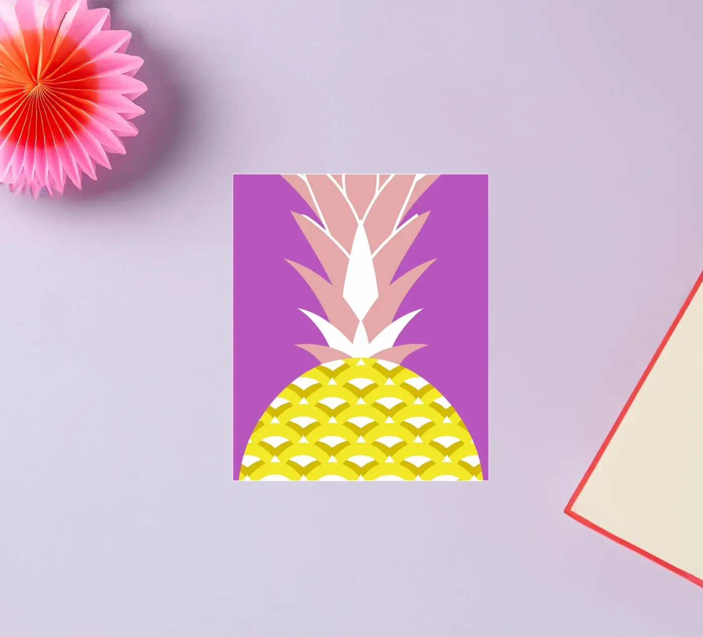 Pineapple sticker by LOOK DIFFERENT