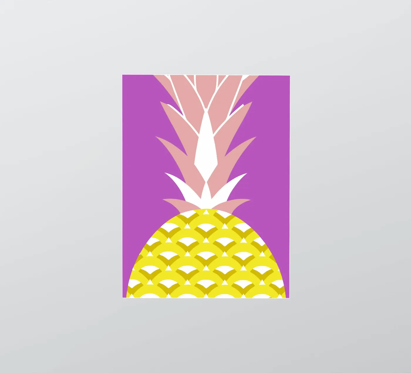 Pineapple sticker by LOOK DIFFERENT