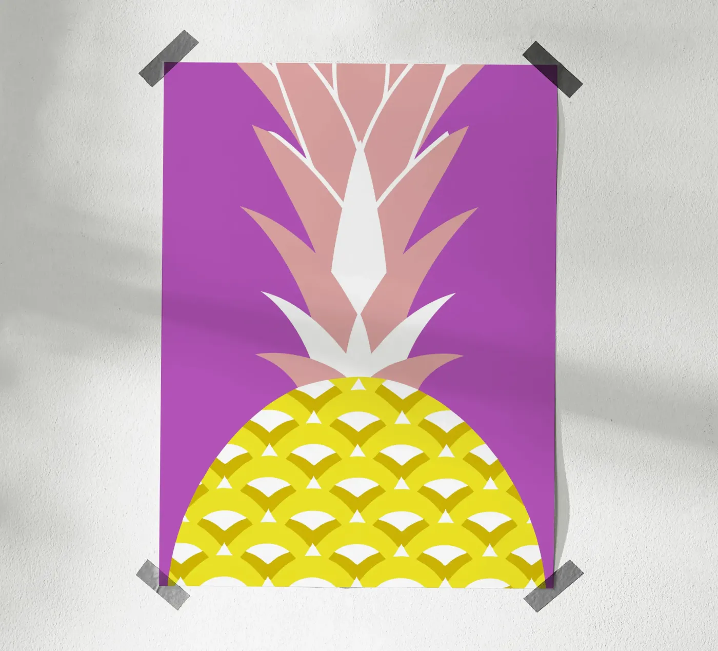 Pineapple poster by LOOK DIFFERENT