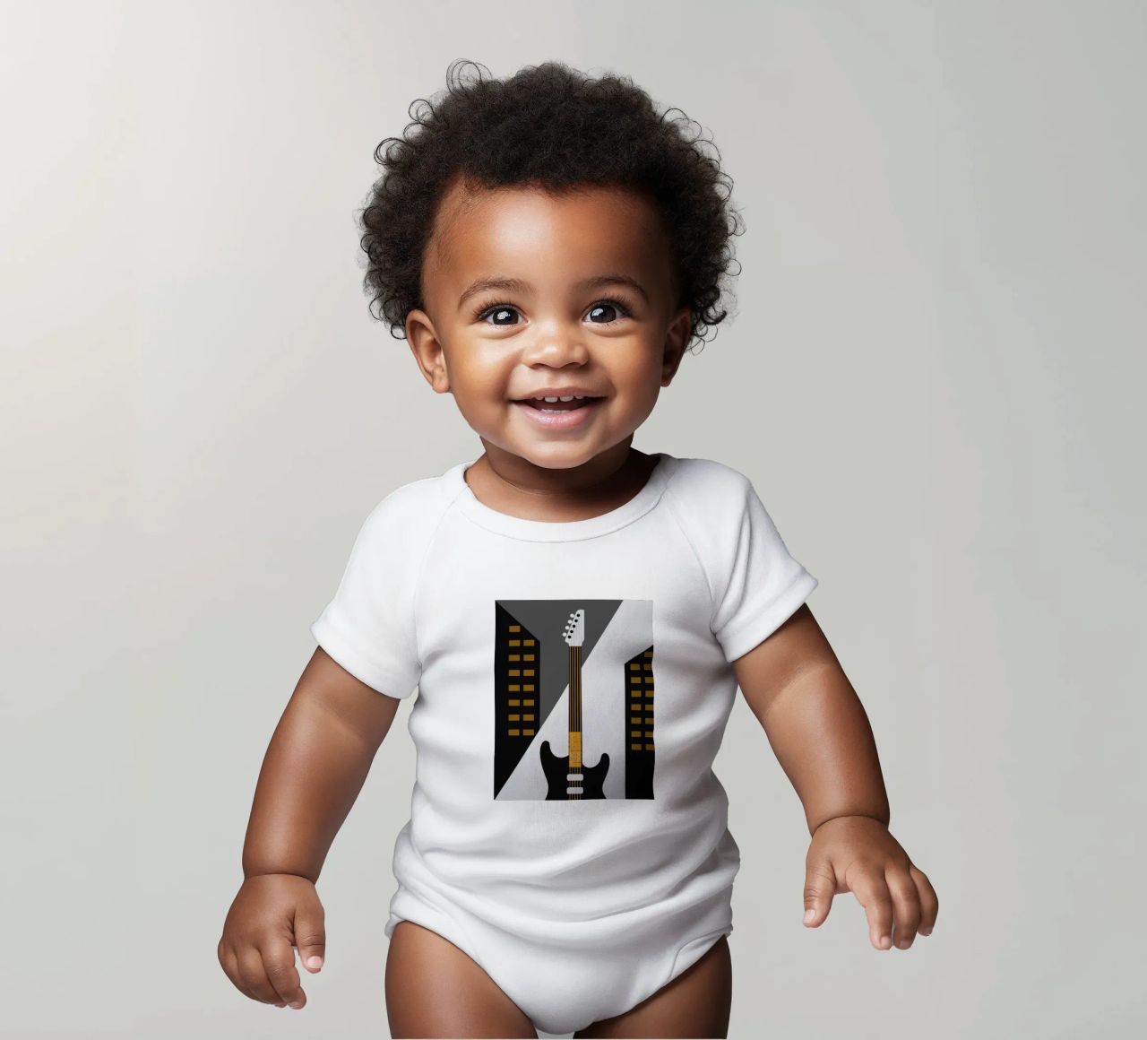 E-Gitarre Kurzarm Babybody von LOOK DIFFERENT
