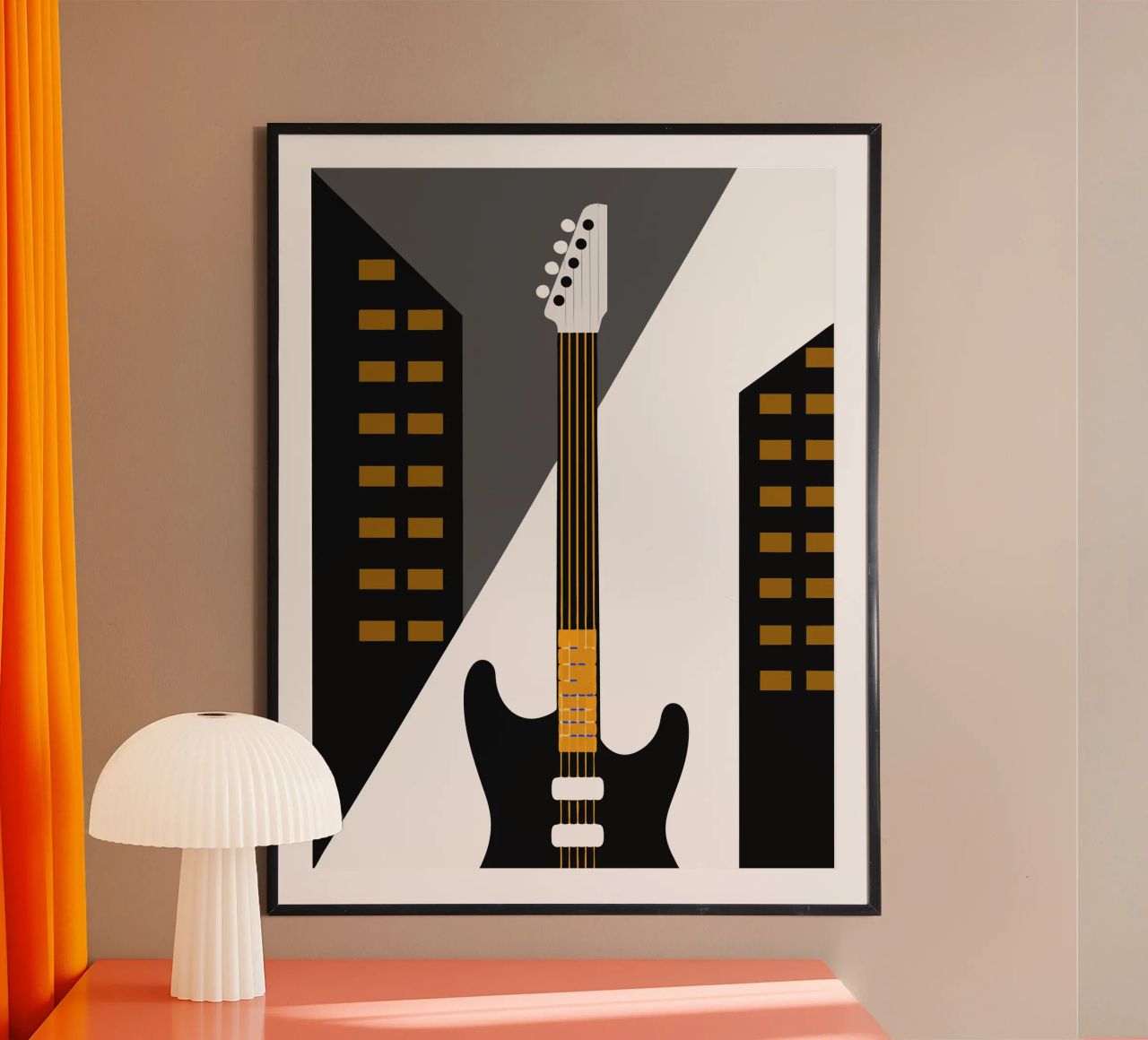E-Gitarre Poster von LOOK DIFFERENT