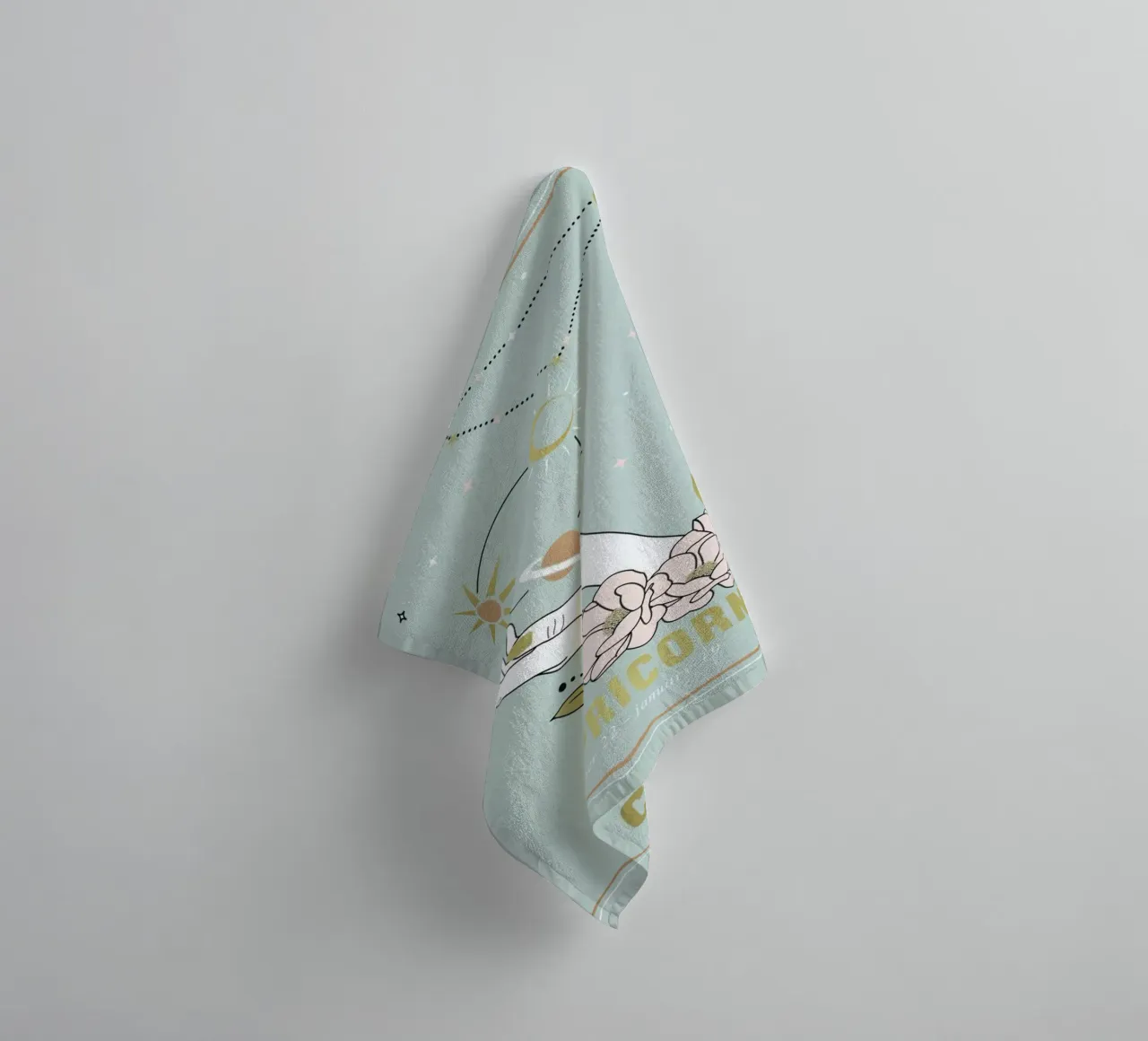 Capricorn towel by cafelab