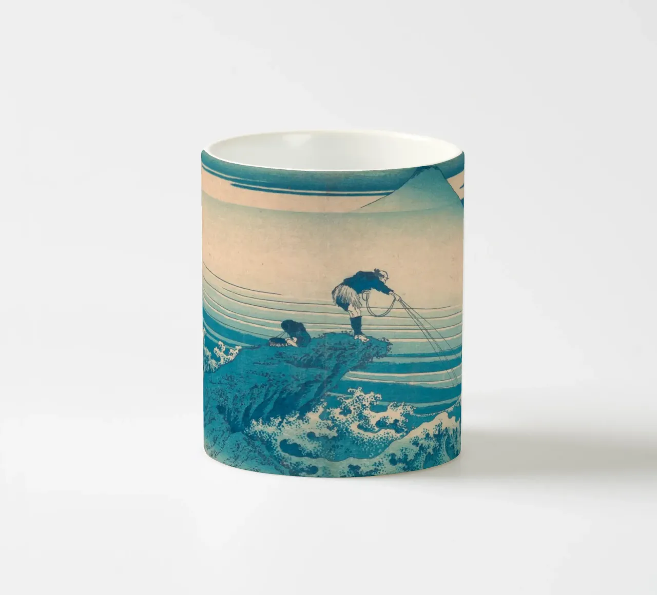 Kajikazawa di Hokusai a Kai: Fuji e mari agitati - Trending Uk tazza in ceramica da NorwesClub