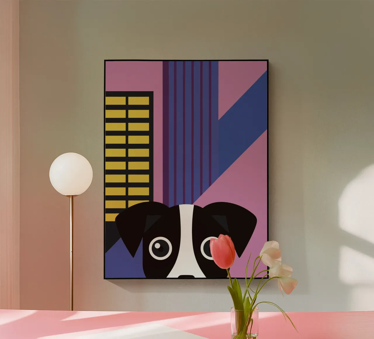 Cane moderno plexiglass da LOOK DIFFERENT