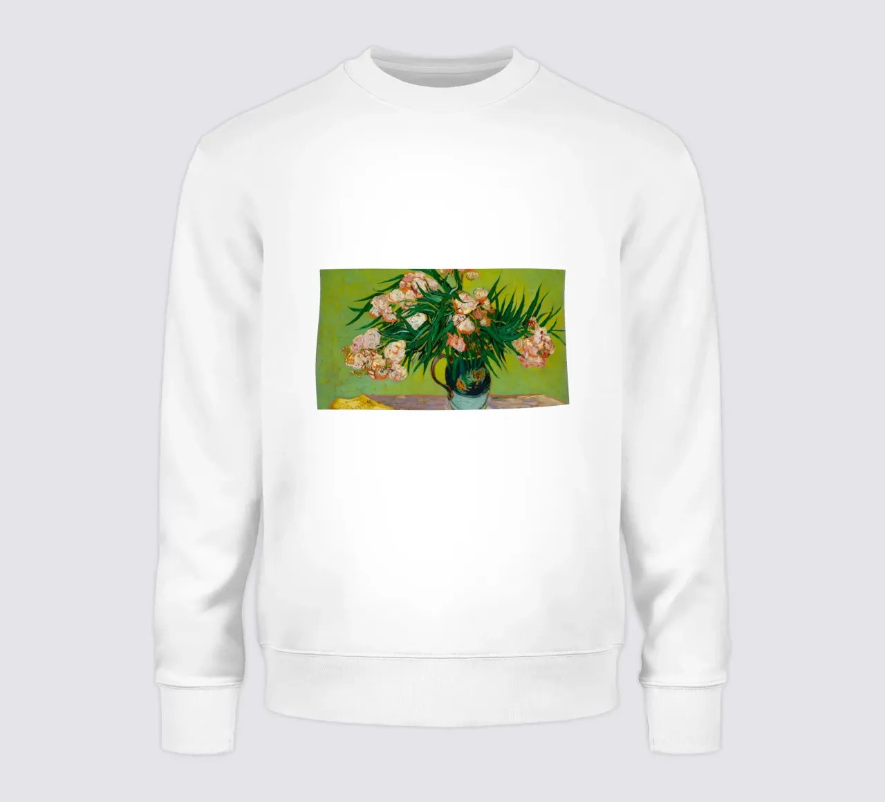 Van Gogh fiorisce: Oleandri, Espressionismo floreale, Summer Vib felpa da NorwesClub